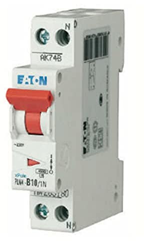 EATON INTERRUTTORE AUTOMATICO MODULARE MAGNETOTERMICO 1P+N 10A 4500 1M 263190