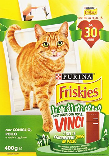 FRISKIES Adult con coniglio pollo verdure e carote secco gatto gr. 400