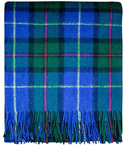 I LUV LTD Tartan Decke Wollmischung Schottisch MacLeod of Harris Modern 60 x 72 Zoll