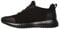 Skechers Damen Squad Sr Sneaker, Black Flat Knit, 40 EU