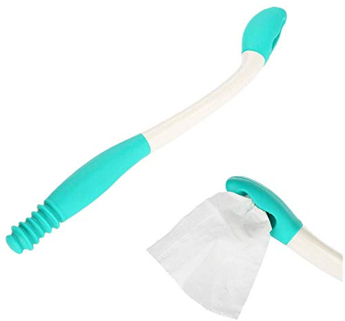 Self Wipe Assist Bottom Wiping Toilet Aid Self Wipe Assist Tissue Holder Tool Long Reach Toilet Tissue Grip Motion Assistance Supplies
