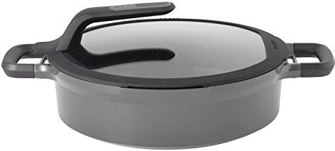 BergHOFF – Gem Non-Stick Cast Aluminium Covered Two Handle Sauté Pan – Stay Cool Grey – 28cm