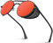 CGID Retro Sonnenbrille im Steampunk Stil Runde Metallrahmen Brille Herren Damen