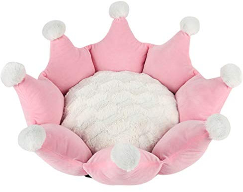 balacoo Katzennest Warmer Hund Warmes Haustierhaus Katze Schlafkissen Schlafnest Für Haustiere Katzenhausbett Welpenplüschnest Katzenbett Krone Hundebett Superweiches Kurzes Haar