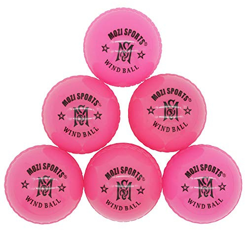 Mozi Sports Balles de Cricket à Vent – Balle d'entraînement Souple pour intérieur et extérieur pour entraînement d'entraînement
