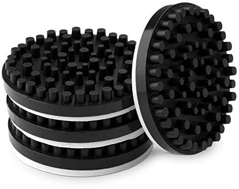 kwmobile 4X Silikon Vibrationsdämpfer für Schallplattenspieler - selbstklebend - Schwingungsdämpfer Set - auch für z. B. Lautsprecher Boxen