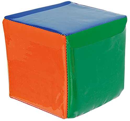 Wiemann Lehrmittel Bunter Bewegungswürfel, Soft-Würfel mit Taschen, 16 x 16 x 16 cm (1 Stück)