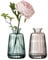 Kleine Glas Vasen Set für Tischdeko Mini Deko Blumenvasen Set Tischvase Set of 2