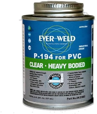 SOLVENT WELD GLUE FOR ALL PLUMBING FITTINGS FOR PIPEWORK (237ML)