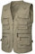 Yukirtiq Herren Angeln Weste ärmellos Freizeit Jagd Herrenwesten Sommer Trekking Wander Weste Reporterwesten Safari Weste mit Vielen Taschen, Khaki, XXL