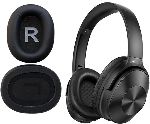 V-MOTA Ohrpolster kompatibel mit Mpow H12 H10 Noise Cancelling-Kopfhörern, Ersatzkissen, Ersatzteil, 1 Paar