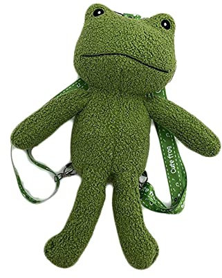 Hässliche süße Frosch-Umhängetasche, Cartoon-Puppe, Umhängetasche, Plüsch-Handtasche, Tragetasche für Damen, Plüschtasche, C, Einheitsgröße
