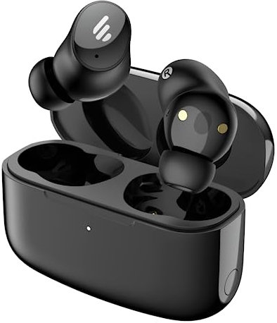 Edifier TWS1 Pro 2 Active Noise Cancellation Earbuds, 42dB Depth ANC, AI-Enhanced Calls with 4 Mics, in-Ear Detection, Fast Charging, Game Mode, Custom EQ, True Wireless Bluetooth 5.3 Earbuds - Black