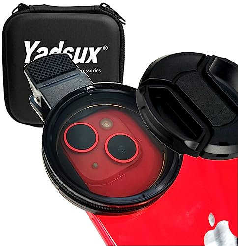 Quadratisches Handy-Objektivanschluss-Design, 52 mm CPL Handy-Kamera-Objektivfilter, CPL-Filter für iPhone 15, 14, 13, 12, 11 X Plus (CPL-Filter)