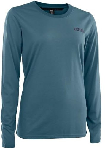 Ion Girls MTB-Jersey Langarm S Logo DR Blau Gr. L