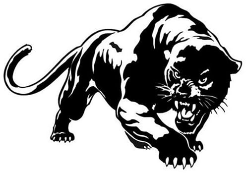 Panther Jagd Auto Fahrzeug Karosserie Fenster Reflektierende Aufkleber Aufkleber Dekoration Flimikun