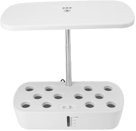 SIXRUN Indoor Garden Hydroponics Growing System 12 Pods Automatische Wassersteuerung mit LED-Licht Hydroponic Planter Grower für Zuhause EU-Stecker 100-240 V Indoor Garden