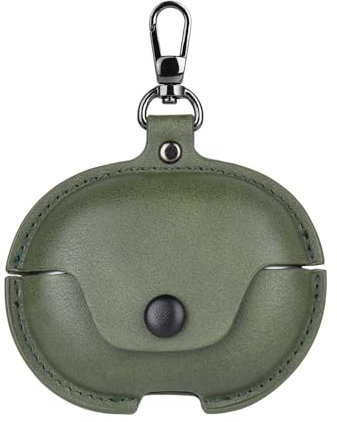 CasurvivePro Custodia per cuffie business in pelle PU per Bose Ultra 3, anti-caduta in pelle, retro in pelle, verde