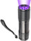 Verazquy UV Torch, 9 LED Small Ultraviolet Flashlight Powerful Blacklight UV Lamp Light Pets Urine Counterfeit Money Find Dry Stains On Carpets Detector, 3AAA Batteries (Not Included)