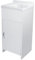 Lavatoio da esterno colore bianco con vasca in resina 42,5x34,5x82H cm