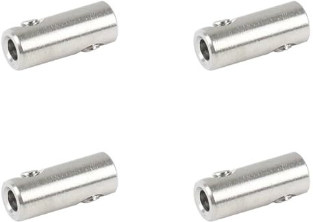 1.5mm Wire Rope Clips in 4Packs,Stainless Steel Wire Rope Thimble Wire Rope Cable Clamp,Wire Rope Lock with End Screw Stopper