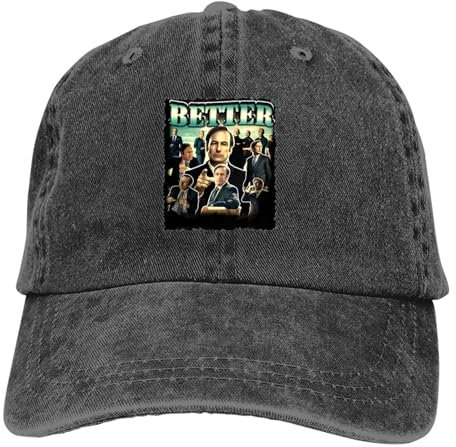OAAJKOAM Vintage Essential Baseball Cap Herren Mützen Damen Visier Schutz Snapback Better Call Saul Jimmy TV Caps