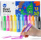 AMFUN 12 Pack Paint Sticks, Washable Tempera Paint Sticks-Quick Drying, No Mess, Non-Toxic, Colors Assorted,Twist Up & Down, Easy-to-Use& Clean Up, Kids Paint Pens for for Arts and Crafts Project