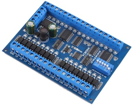 Asyduey DC 12V 24V 16 Eingang 16 Ausgang RS485 Fern Bedienung Schalter IO Erweiterung Platine Modbus RTU Modul, Nur Platine