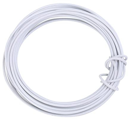 CIMAXIC filo di ferro flessibile cravatta ad arbusto arrampicata filo da giardino filo per allenamento da giardino filo da fiorista rivestito spago fil di ferro cordino di fissaggio bianca