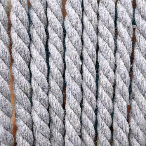 Trente Türvorhang Trentero 120 x 230 cm – Hellgrauer Kordelvorhang – Optimaler Insektenschutz, für Privatsphäre und Belüftung