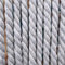 Trente Trentero Rideau de porte 120 x 230 cm - Rideau à cordon gris clair - Protection optimale contre les insectes - Pour l'intimité et la ventilation