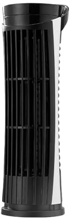 33cm Tower Fan, Portable Air Conditioner, 2 Speeds Adjustable, Desk Table Fan, USB Rechargeable Bladeless Cooling Fans, Personal Air Cooler Fan, Silent Tower Fans for Home, Office, Room (black)