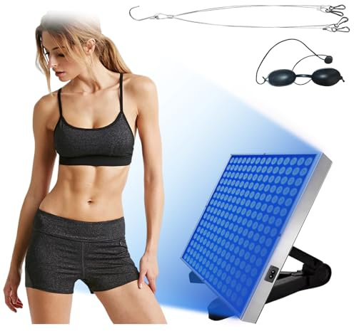Bräunungslicht Solarium Portable Tanning Lamp für Home Gesichtsbräunung Tageslicht für Gesicht und Körper für zu Hause with Adjustable Stand and Hanging Hooks (bb)