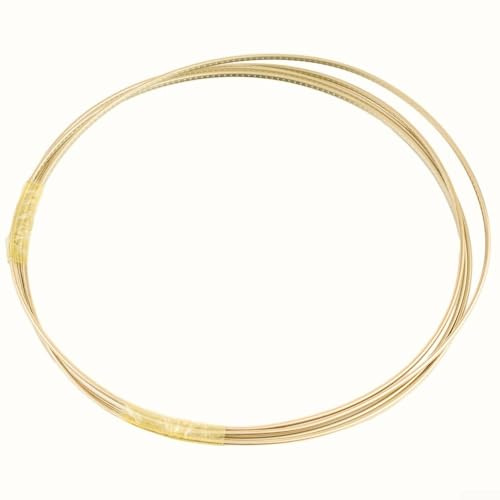 Brass Guitar Fret Wire for Luthiers – 2.5m (8ft) Roll, .6/.8/2.0/2.2/2.4mm Gauges, Compatible with Acoustic & Electric Guitars, Bass, Ukulele, Banjo, Mandolin, Classical Instruments(8ft(8f(8((2.2MM)