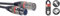 Stagg SMC3 RD Mikrofon-Kabel (3m, XLR-Buchse-auf-XLR-Stecker) rot