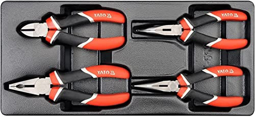 YATO YT-5534 - Plastic Tray with Tongs 4pcs