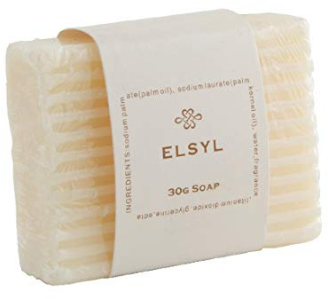 Elsyl Natural Look Soap Weight: 30g. Pack of 50