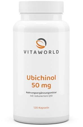3er Pack Vita World Ubichinol 50mg 3 x 120 Kapseln Ubiquinol Antioxidant Q10 Made in Germany