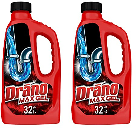 Drano Max Gel Clog Remover 32 Oz, 2er-Packung