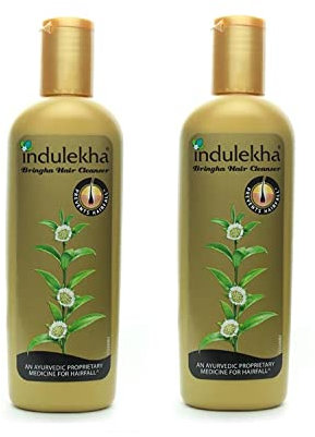 Indulekha Bringha Anti Hair Fall Shampoo (Hair Cleanser) 200ml,(Pack of 2)