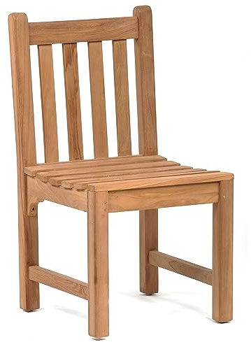 BrackenStyle Teakholz-Beistellstuhl, Garten Terrasse