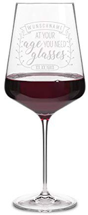 Leonardo Rotweinglas XXL 750 ml individuelle Gravur Geschenkidee für Frauen Weinglas - Glasses