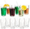 12 x Trinkglas im Set, 300ml, Gastro, Gläserset für Haushalt, Trinkgläser spülmaschinenfest, Cocktailgläser, klar