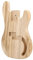 Eujgoov Bass Body, elektrische PB Bassgitarre unvollendete Karosserie, Holzkörper für PB Style Maple DIY E-Gitarren Teile Zubehör