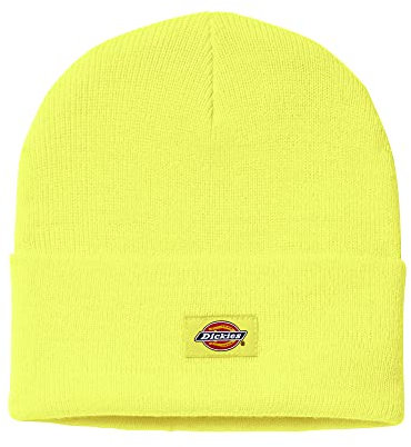 Dickies Herren Acrylic Cuffed Beanie-Mütze, Neongelb, Einheitsgröße