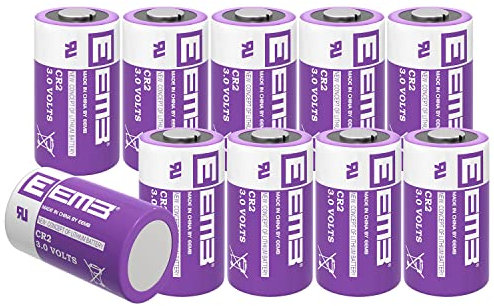 10Pack EEMB CR2 3V batteria pile CR2 al litio 850mAh 3 Volt batterie non ricaricabili compatibili con Fujifilm Instant Camera STAX Mini Rangefinder Torce Calcolatrici