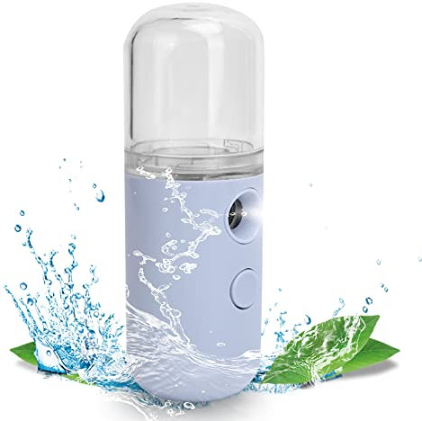 30 Ml Mini Pulverizador Facial, Nano Facial Mist Sprayer, Vaporizador Facial Recargable Usb Mini Face Hidratante Rostro Humidificador Para Belleza, Maquillaje, Hogar Y Viaje (Lavanda)