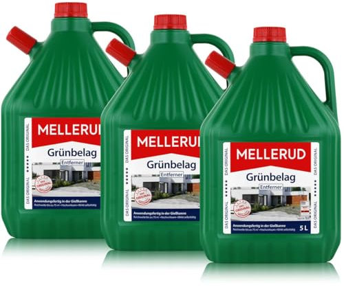 MELLERUD Algen und Grünbelag Entferner 5 Liter | 1 Stück | 3 Stück | 5 Stück (3 Stück)