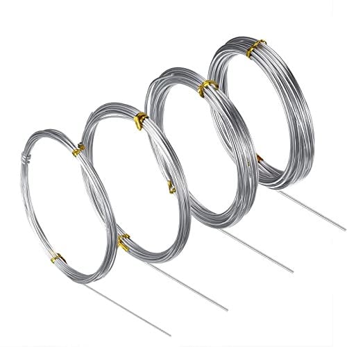 0.1mm 32FT 0.5mm 32FT 1.0mm 16FT 304 Cable de acero inoxidable para manualidades Manuales de bricolaje Artes y Artesanías Alambre Esculpir Alambre Artístico Alambre Fabricación de Joyería