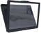 ÉTui de Protection Mural pour Tablette, Salle de Bain éTanche Anti-Buée éCran Tactile éTui de TéLéPhone Portable Support Mural éTanche Housse Ordinateur Tablette éTui de Rangement BoîTe 9802B Noir